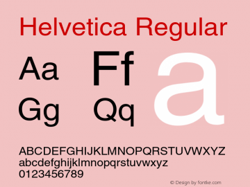 Helvetica 003.001图片样张