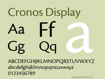 Cronos-Display 001.000图片样张