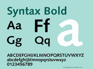 Syntax-Bold 001.001图片样张