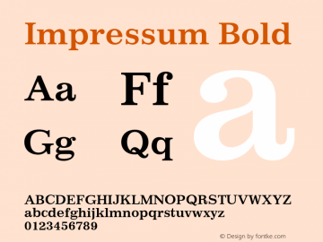 Impressum-Bold 001.000图片样张