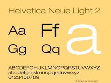 HelveticaNeue-Light2 001.000图片样张