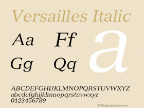 Versailles-Italic 001.003图片样张
