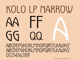 KoloLP-Narrow 001.000图片样张