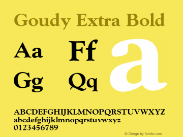 Goudy-ExtraBold 001.002图片样张