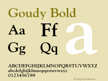 Goudy-Bold 001.003图片样张