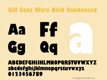 GillSans-UltraBoldCondensed 001.002图片样张