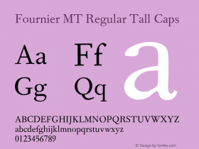 FournierMT-RegularTallCaps 001.004图片样张