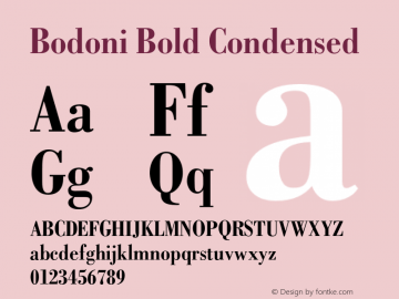 Bodoni-BoldCondensed 001.002图片样张