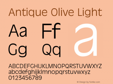 AntiqueOlive-Light 001.002图片样张