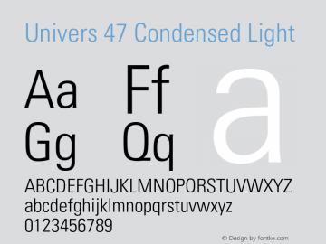 Univers-CondensedLight 001.002图片样张