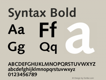 Syntax-Bold 001.001图片样张