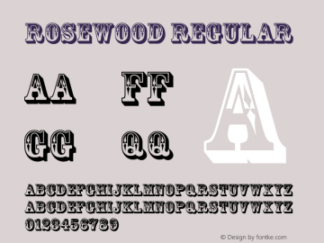 Rosewood-Regular 001.001图片样张