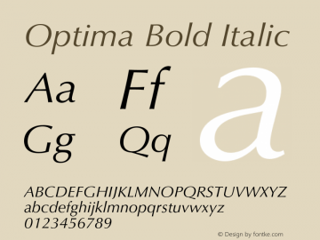 Optima-Italic 001.001图片样张