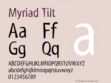 Myriad-Tilt 001.000图片样张