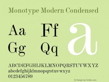 ModernMT-Condensed 001.000图片样张