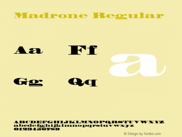 Madrone 001.001图片样张