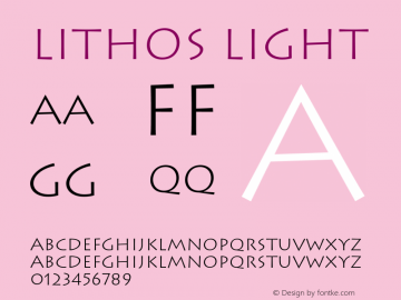 Lithos-Light 001.002图片样张