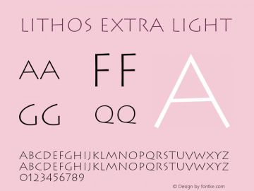 Lithos-ExtraLight 001.002图片样张