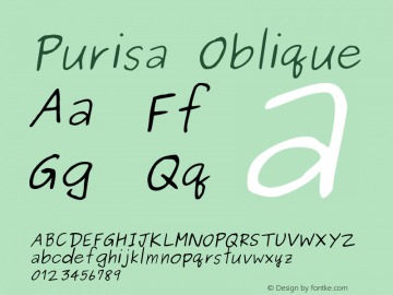 Purisa Oblique Version 002.013: 2011-04-23图片样张
