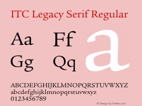 LegacySerif-Book 001.000图片样张