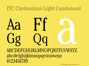 Cheltenham-LightCond 001.000图片样张