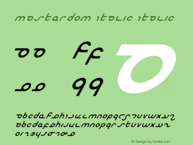 Masterdom Italic Italic 1图片样张