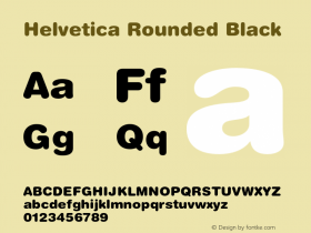 HelveticaRounded-Black 001.001图片样张