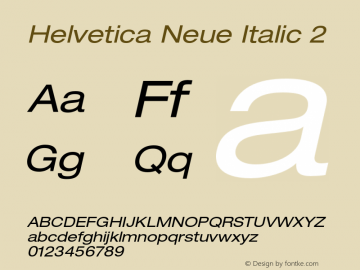 HelveticaNeue-Italic2 001.000图片样张