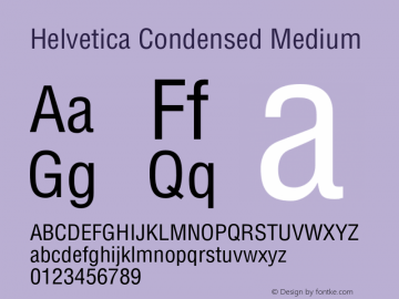 Helvetica-Condensed 003.001图片样张