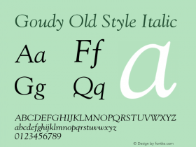 Goudy-Italic 001.003图片样张