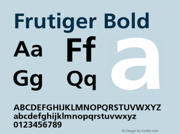 Frutiger-Bold 001.002图片样张