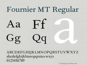 FournierMT-Regular 001.004图片样张