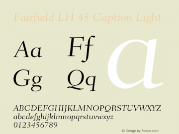 FairfieldLH-CaptionLight 001.002图片样张