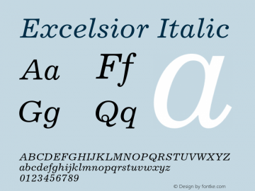 Excelsior-Italic 001.002图片样张
