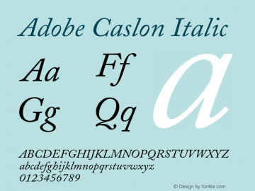 ACaslon-Italic 001.003图片样张