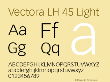 Vectora LH 45 Light 001.000图片样张