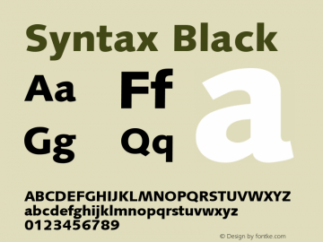 Syntax Black 001.001图片样张