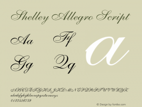 Shelley Allegro Script 001.002图片样张