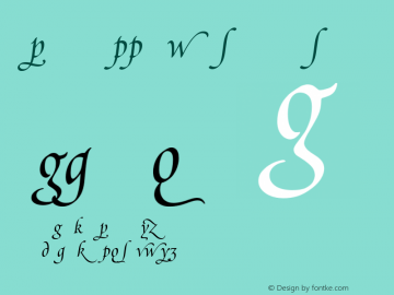 Poetica Supp Lowercase Alternates II 001.000图片样张