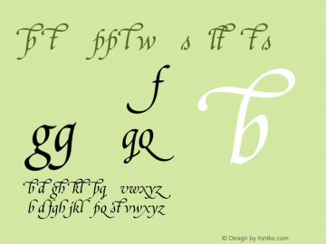 Poetica Supp Lowercase Alternates I 001.000图片样张
