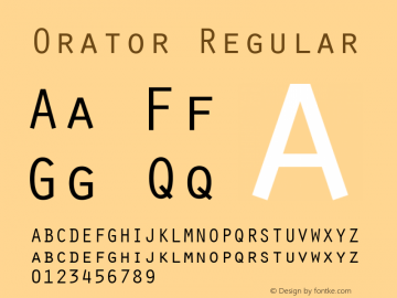 Orator 001.000图片样张