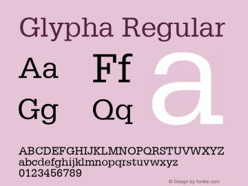 Glypha 55 Roman 001.003图片样张