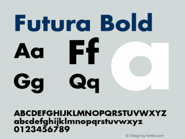 Futura Bold 001.003图片样张