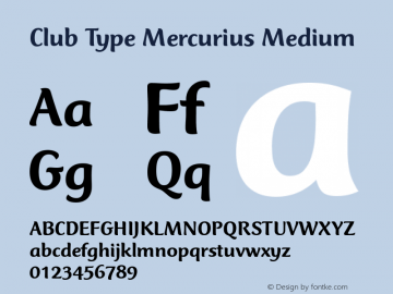 Club Type Mercurius Medium 001.000图片样张