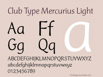 Club Type Mercurius Light 001.000图片样张