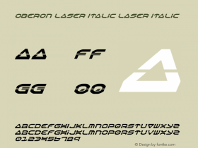 Oberon Laser Italic Laser Italic 1.2图片样张