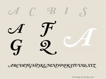 Adobe Caslon Bold Italic Swash 001.002图片样张