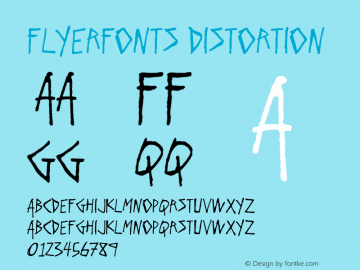 Flyerfonts-Distortion 001.000图片样张