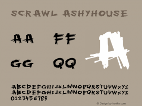 Scrawl-Ashyhouse Version 1.000 1995 initial release图片样张