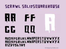 Scrawl-SolidSquarehouse Version 1.000 2003 initial release图片样张